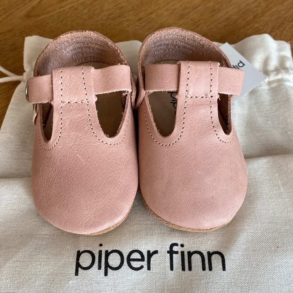 Piper Finn - Blush - T-Strap Mary Jane Soft Sole